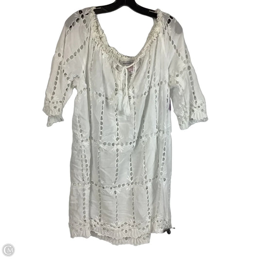 Swimwear Cover-up By Gretchen Scott In White, Size: Osfm