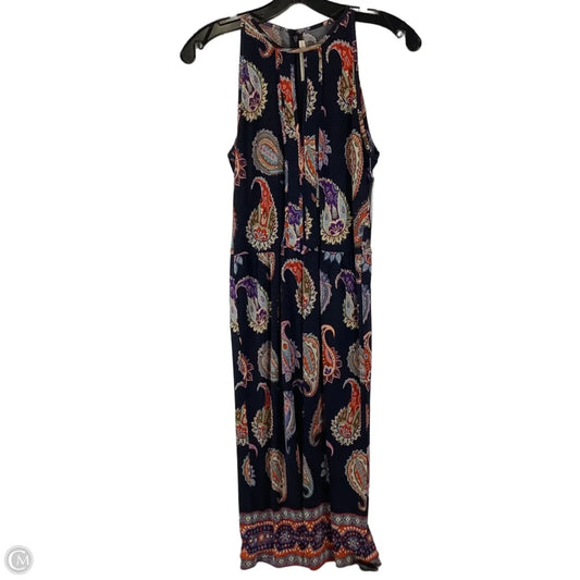 Dress Designer By Tory Burch In Paisley Print 100% silk,  Size: Xs