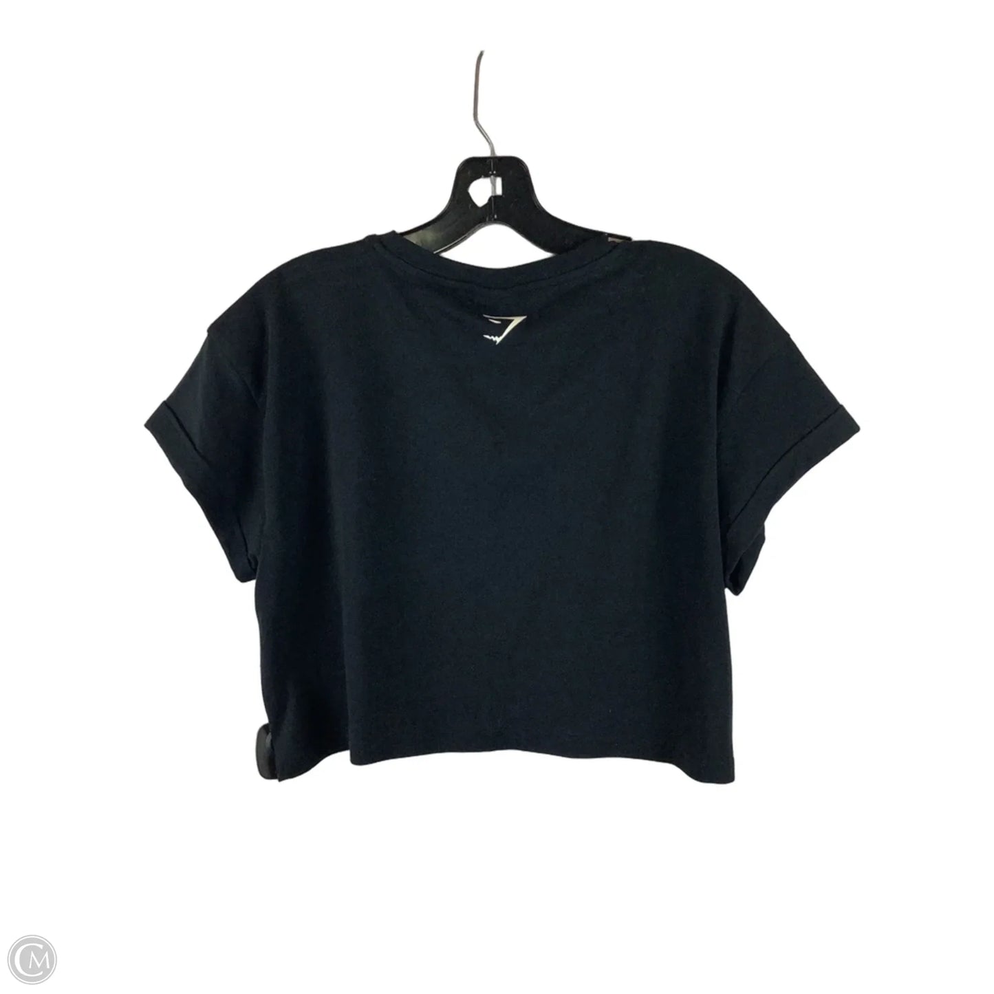 Athletic Top Short Sleeve By Gym Shark In Black, Size: L