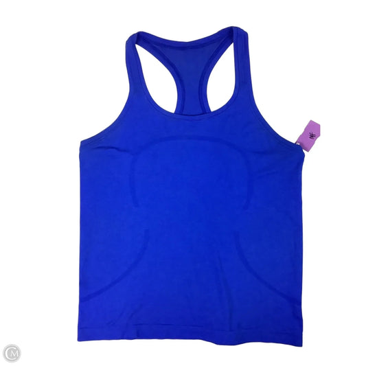 Athletic Tank Top By Lululemon In Blue, Size: 12