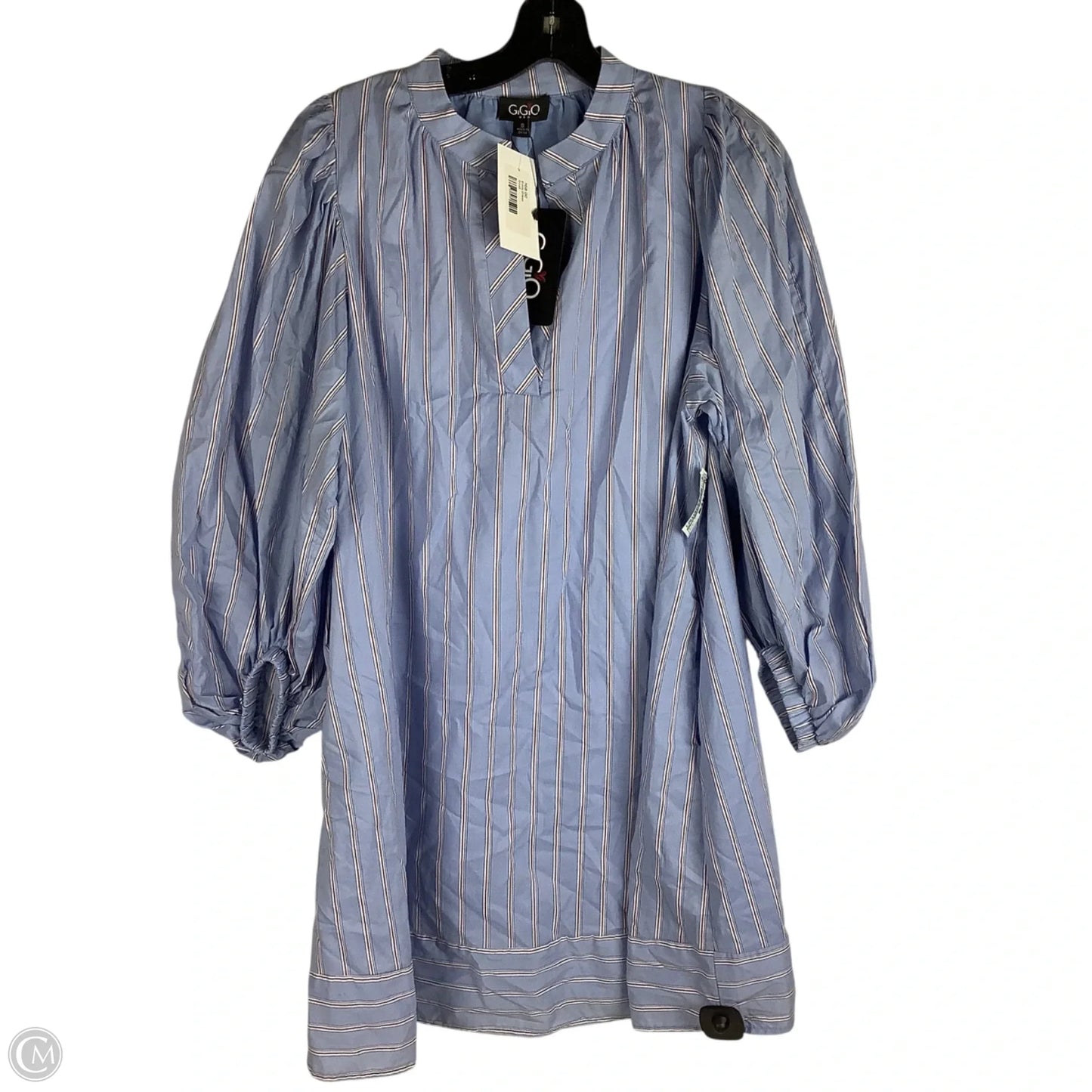 Dress Casual Short By Gigio In Blue & Red & White, Size: S