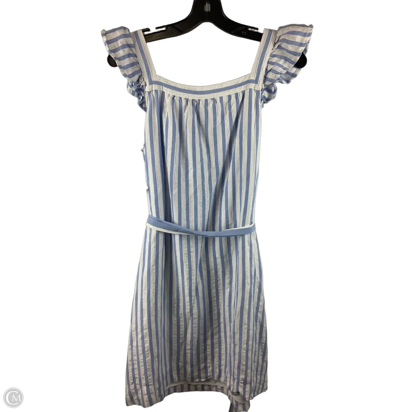 Dress Casual Midi By Loft In Striped Pattern, Size: Xs