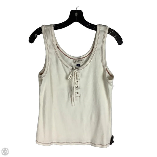 Top Sleeveless Basic By Universal Thread In Cream, Size: L