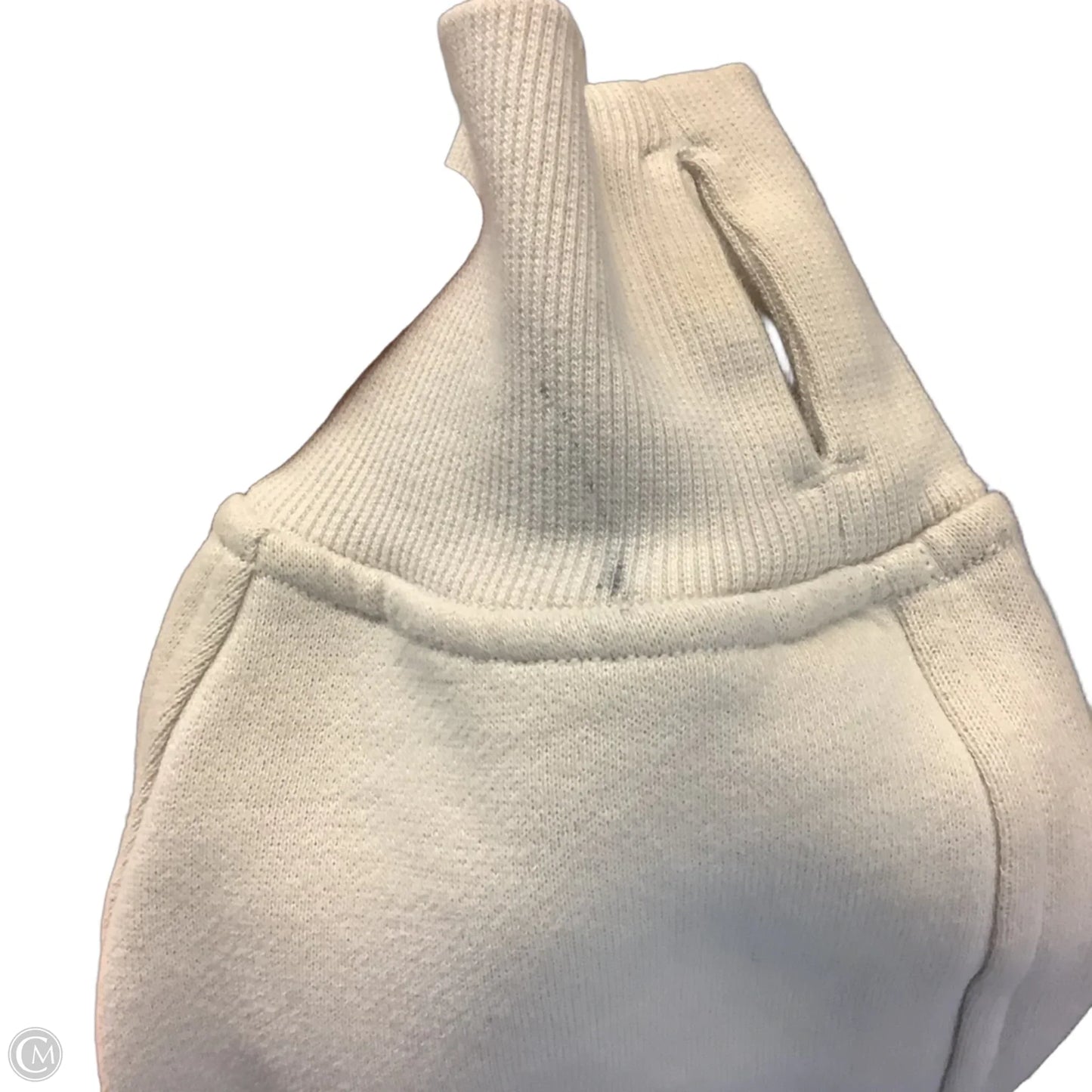 Athletic Sweatshirt Hoodie By Lululemon In Tan XS/S