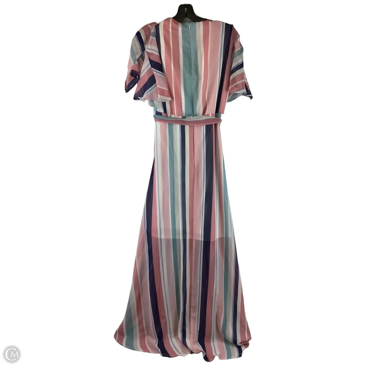 Dress Casual Maxi By Luxology In Striped Pattern, Size: 14