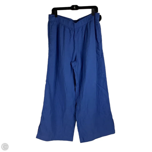 Pants Wide Leg By Old Navy In Blue, Size: L