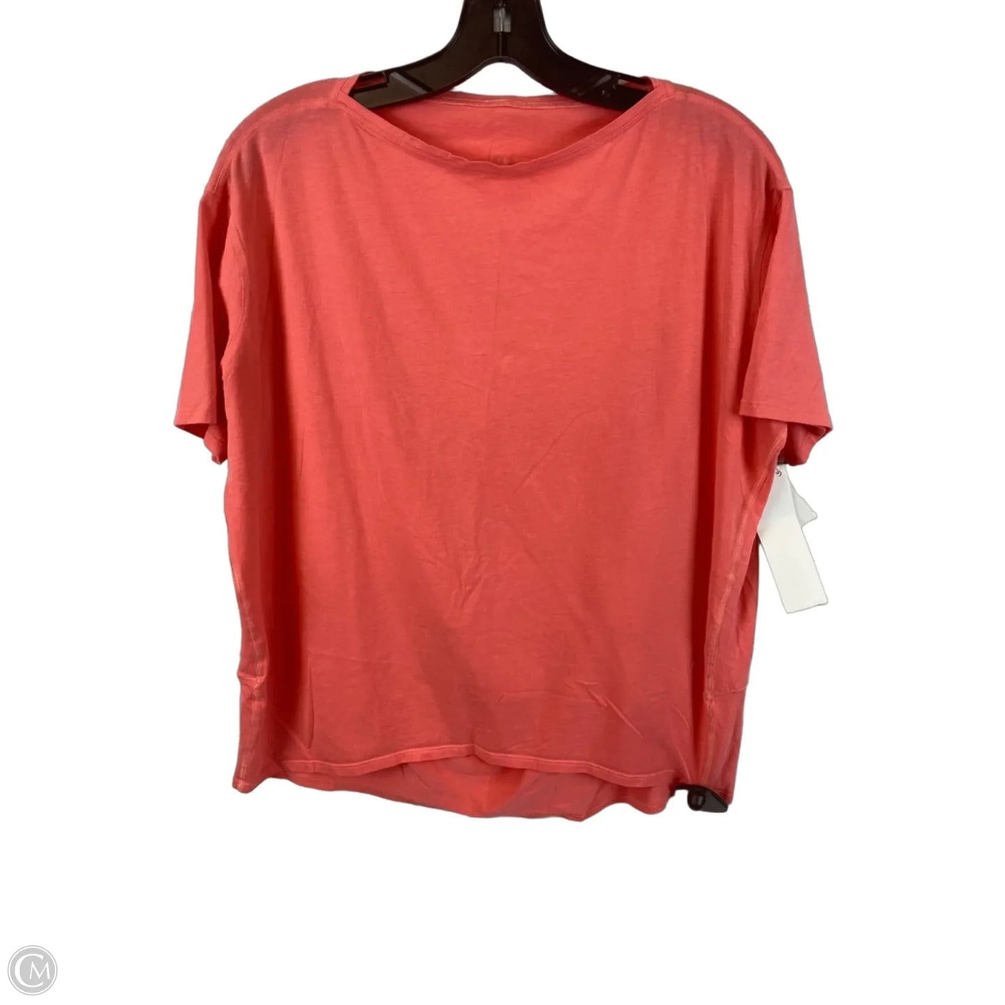 Athletic Top Short Sleeve By Lululemon In Coral