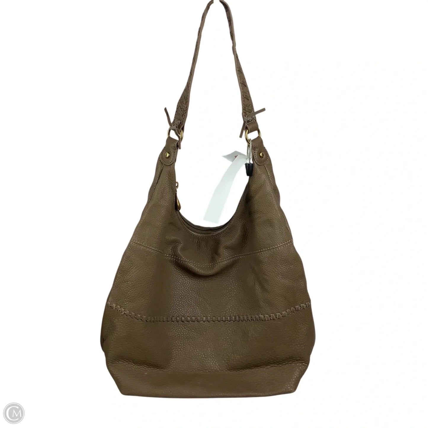 Handbag Leather By Hobo Intl, Size: Large