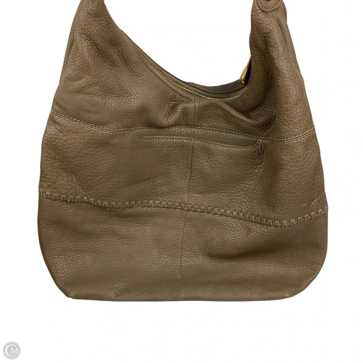 Handbag Leather By Hobo Intl, Size: Large