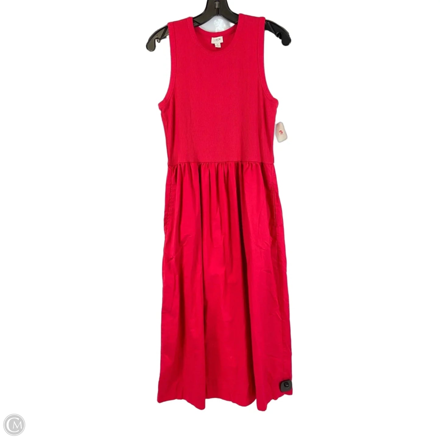 Dress Casual Midi By J. Crew In Pink, Size: S