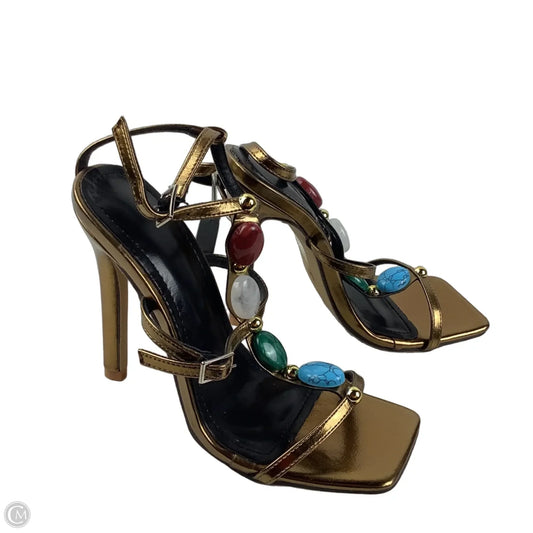 Sandals Heels Stiletto By Clothes Mentor In Multi-colored, Size: 6