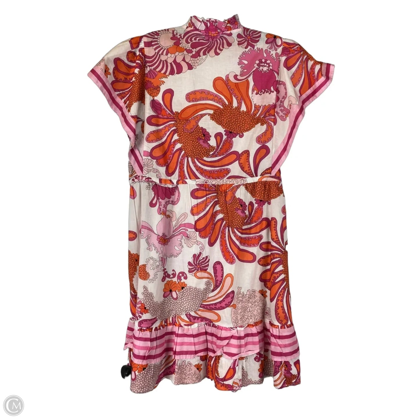 Dress Casual Short By Cmc In Pink & White, Size: S