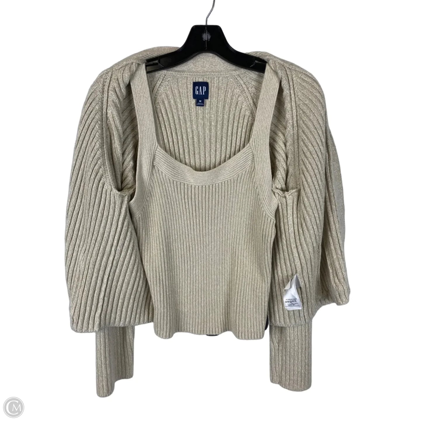 Sweater 2pc By Gap In Cream, Size: M