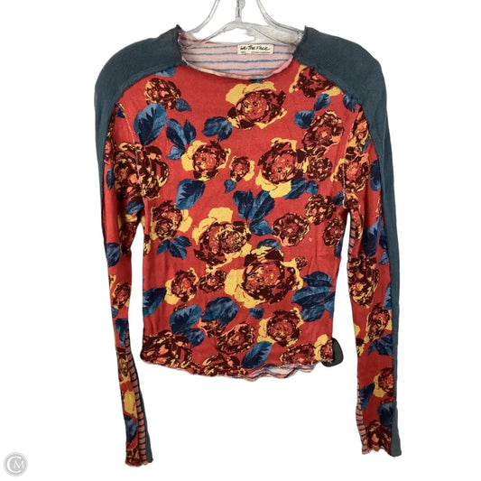Top Long Sleeve By We The Free In Floral Print, Size: S