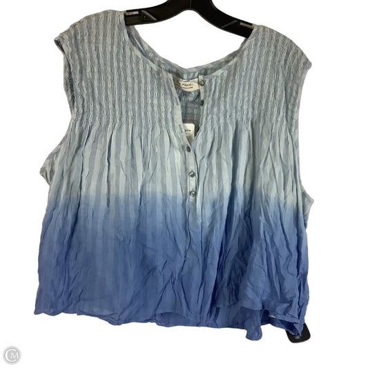 Top Sleeveless By We The Free In Blue, Size: S