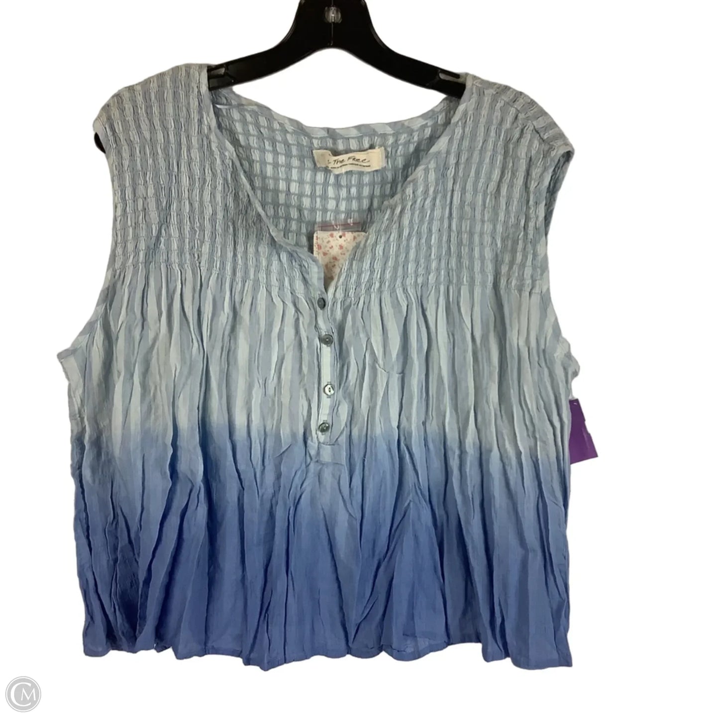 Top Sleeveless By We The Free In Blue, Size: S