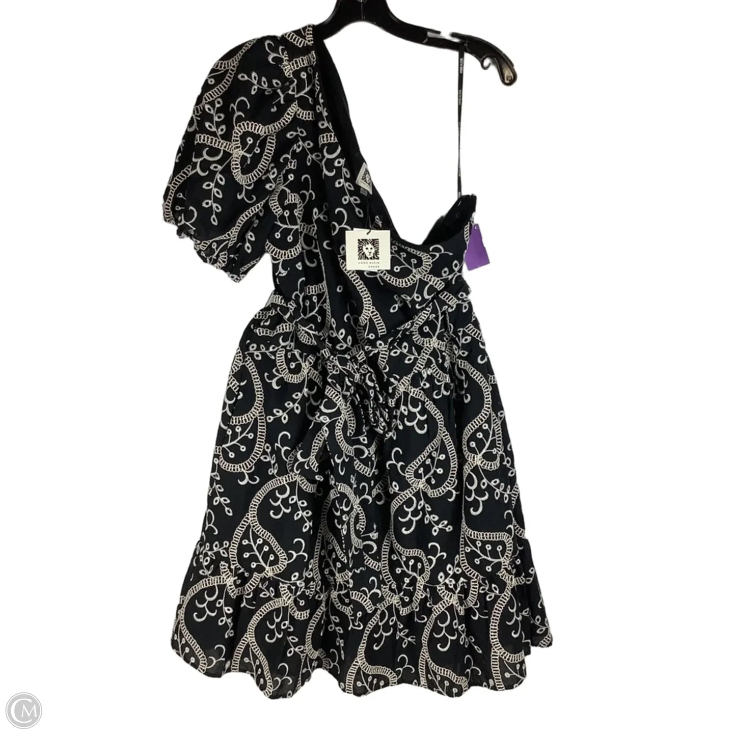 Dress Party Short By Anne Klein In Black & White, Size: 16