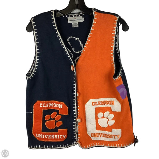 Vest Other By Clothes Mentor In Blue & Orange, Size: S