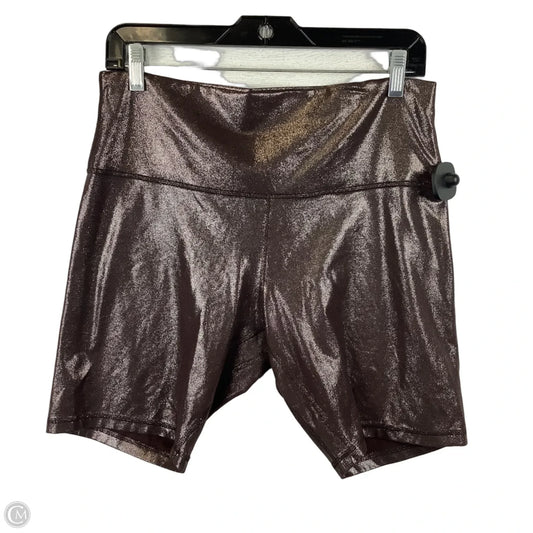 Athletic Shorts By Lululemon In Brown, Size: 12