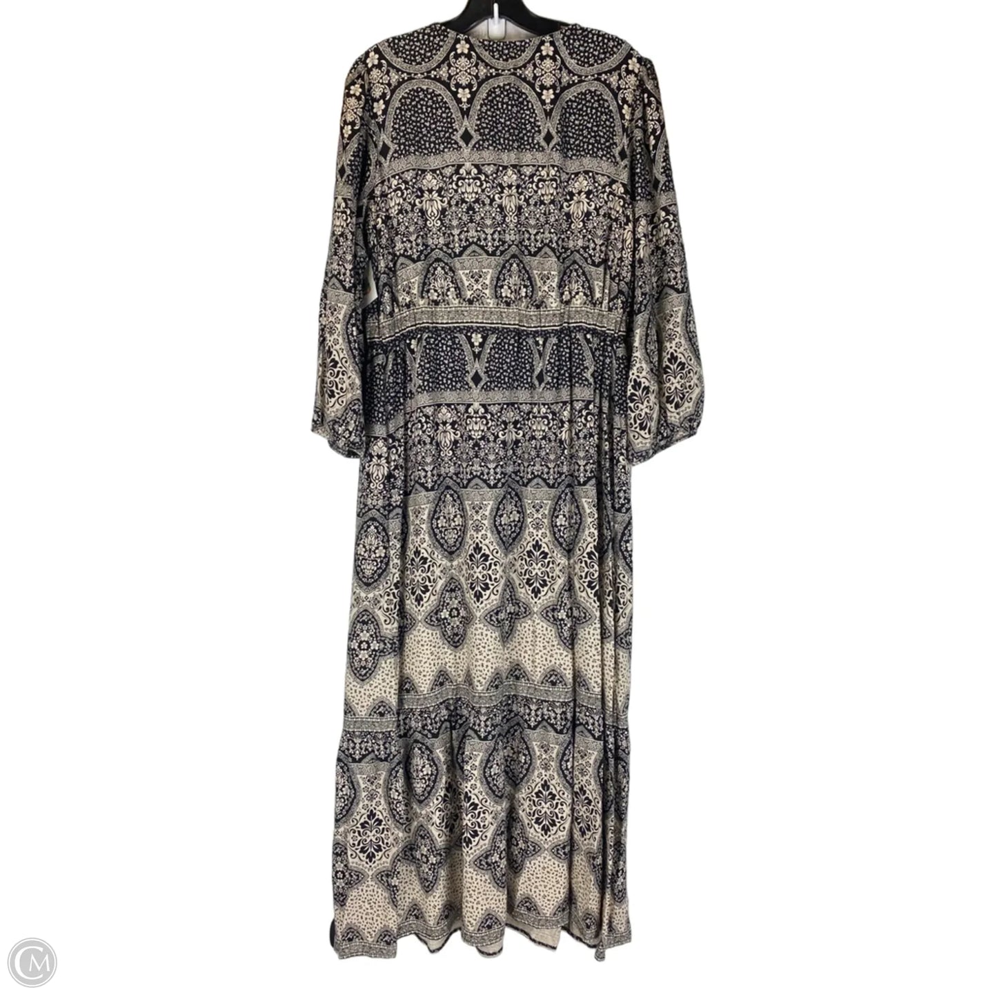 Dress Casual Maxi By Nurture In Black & White, Size: M