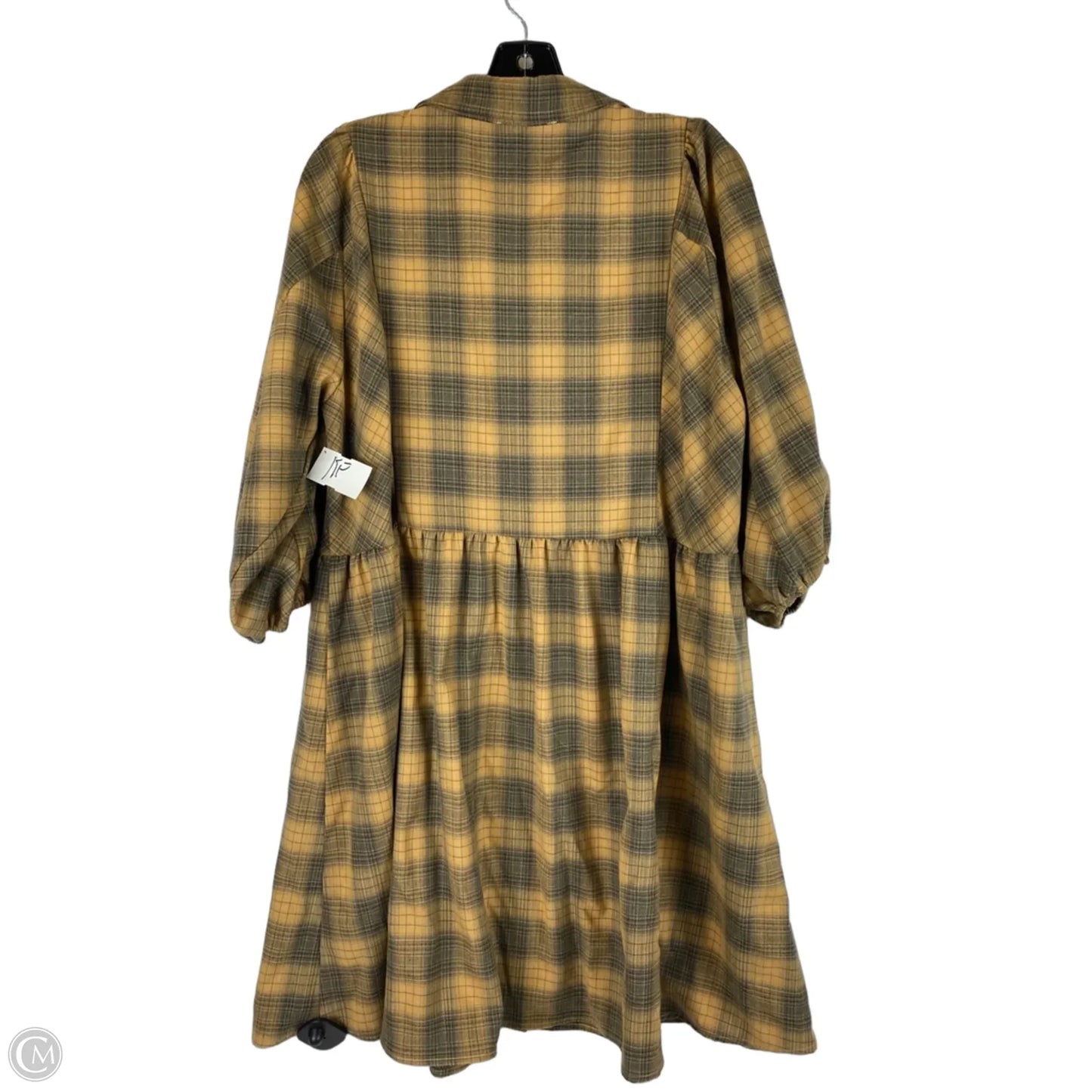 Dress Casual Midi By Umgee In Plaid Pattern, Size: 1x