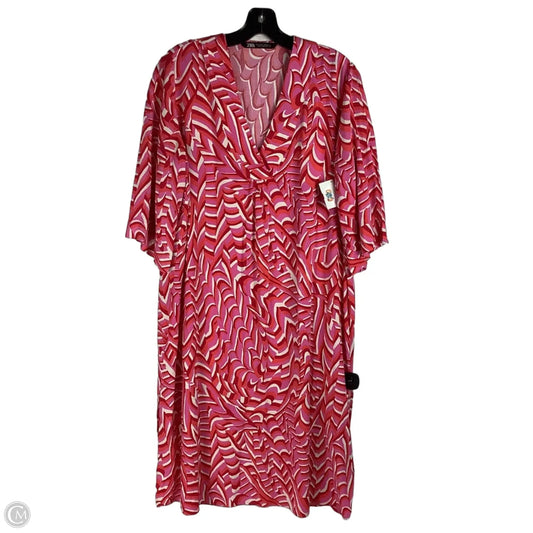 Dress Casual Midi By Zara In Animal Print, Size: L