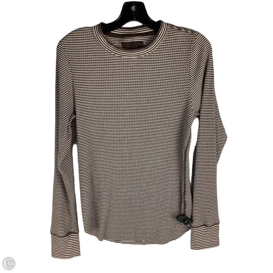 Top Long Sleeve By Aerie In Brown, Size: Xl