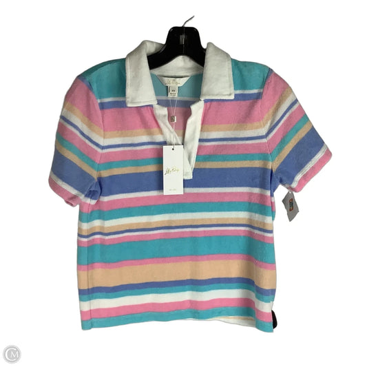 Top Short Sleeve Designer By Lilly Pulitzer In Striped Pattern, Size: Xs