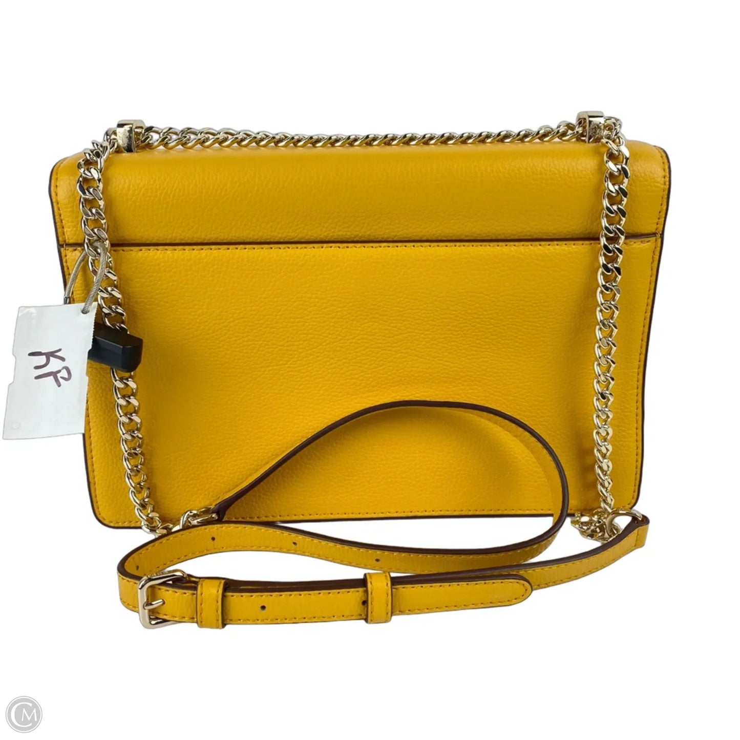 Crossbody Leather By Dkny, Size: Medium