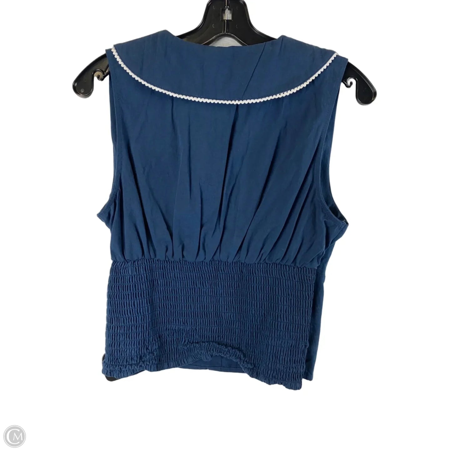 Top Sleeveless By Sienna Sky In Navy, Size: L