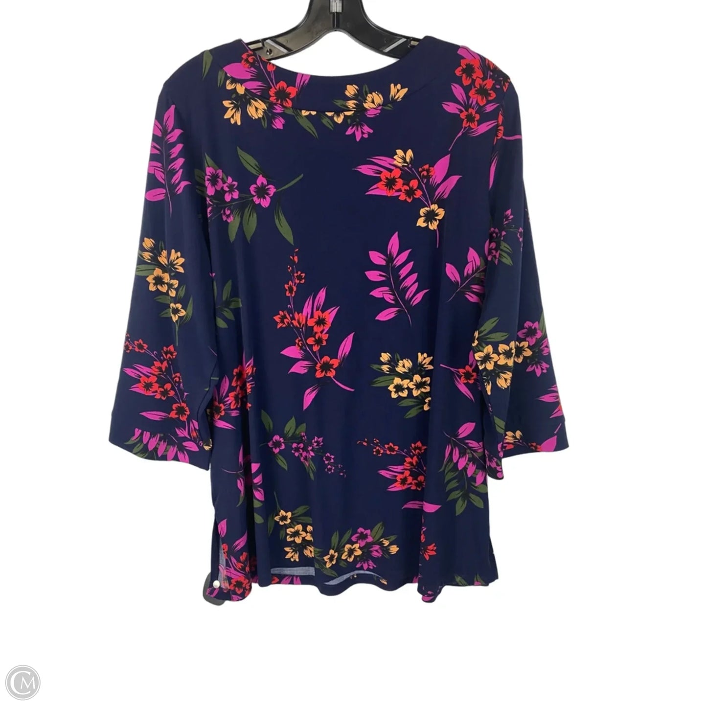 Top Long Sleeve By Leota In Floral Print, Size: Xl