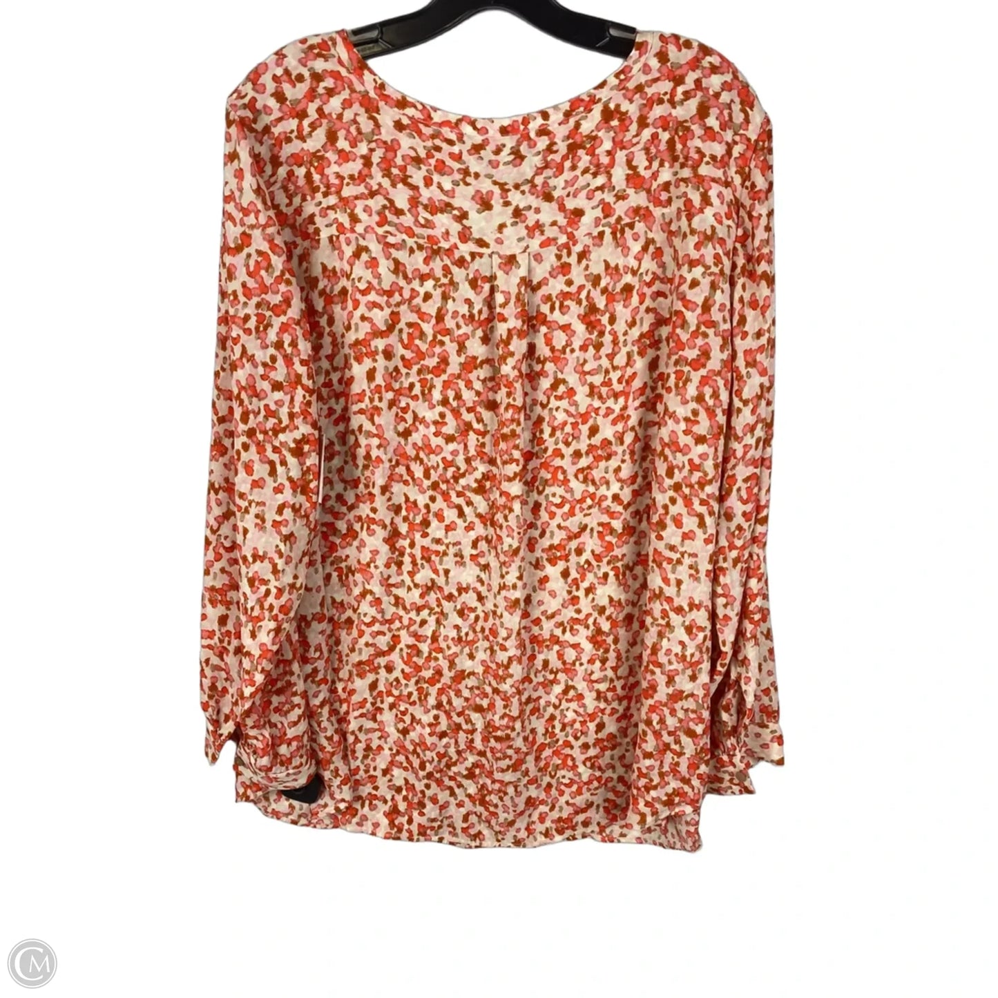 Top Long Sleeve By Talbots In Pink, Size: 1x