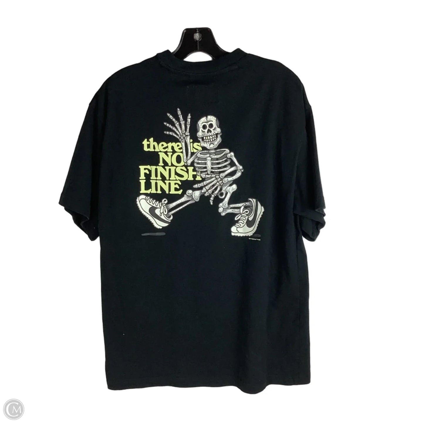 Top Short Sleeve Basic By Nike Apparel In Black, Size: M