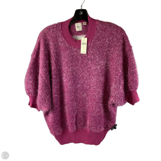 Sweater Short Sleeve By Maeve In Purple, Size: L