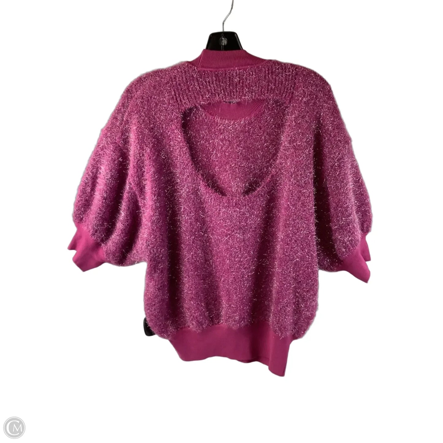 Sweater Short Sleeve By Maeve In Purple, Size: L