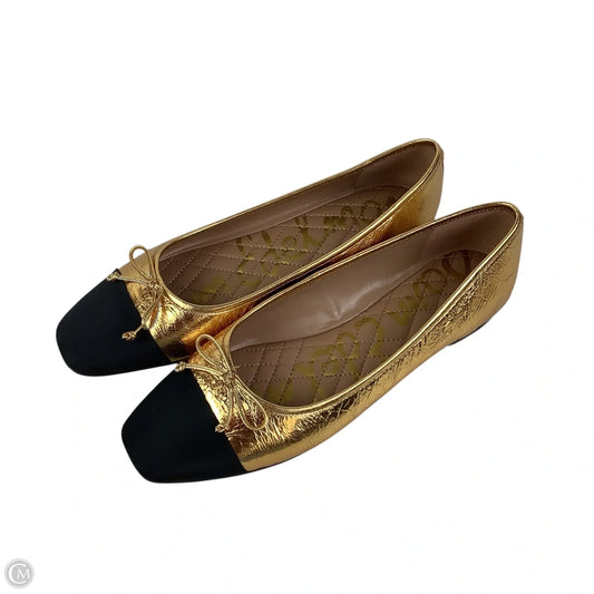 Shoes Flats By Sam Edelman In Gold, Size: 8