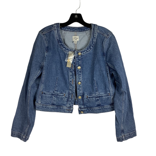 Jacket Denim By J. Crew In Blue Denim, Size: 12