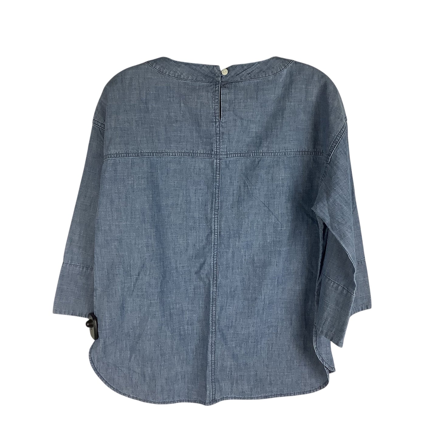 Top Long Sleeve By J. Crew In Blue Denim, Size: S