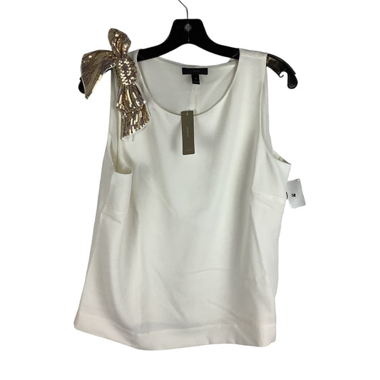 Top Sleeveless By J. Crew In Cream, Size: 10