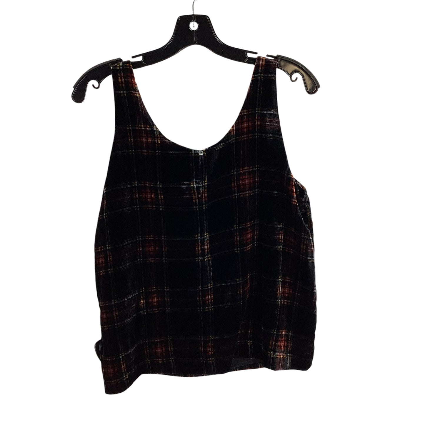 Top Sleeveless By J. Crew In Black Plaid, Size: 8