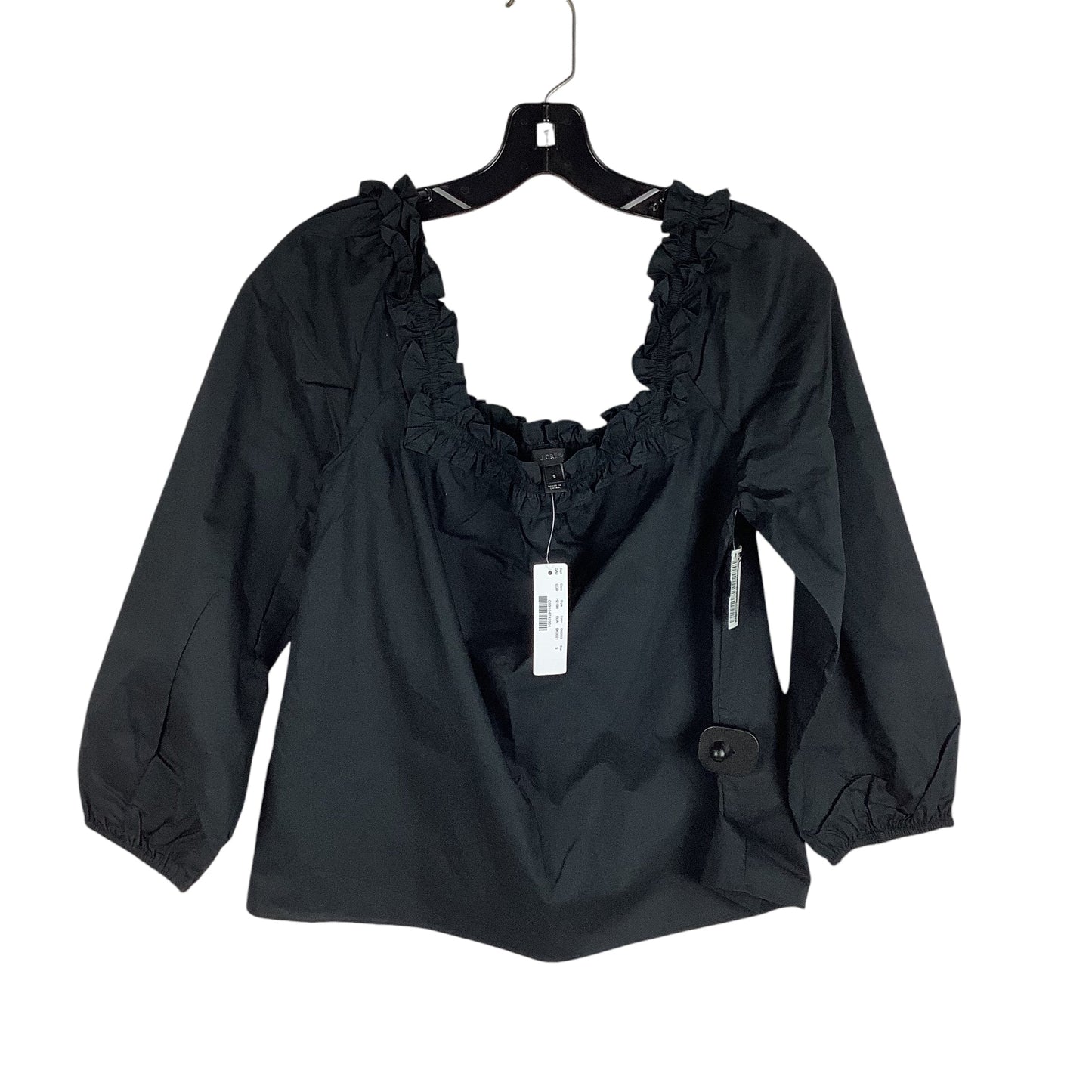 Top Long Sleeve By J. Crew In Black, Size: S