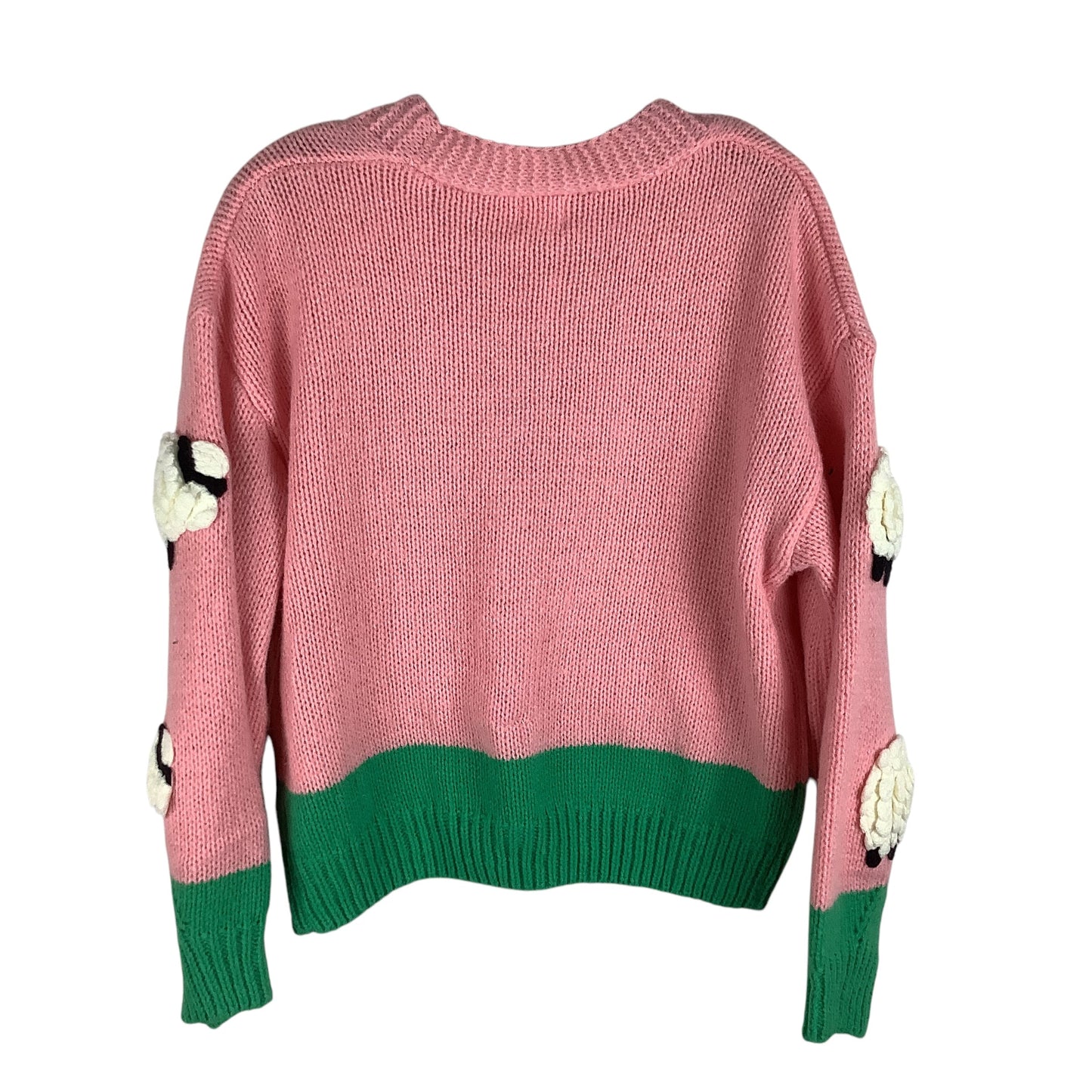 Sweater Cardigan By Dreamers In Pink, Size: S