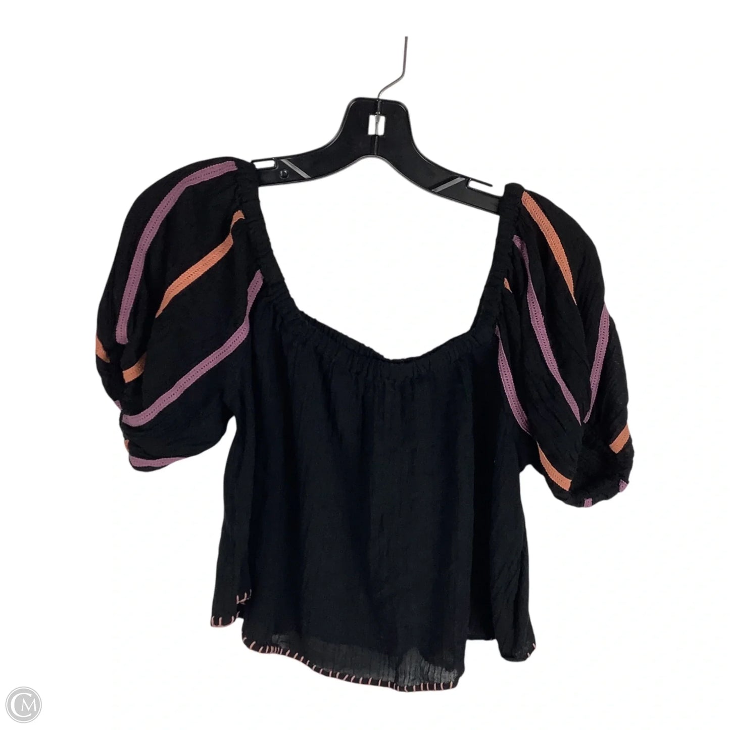 Top Short Sleeve By Urban Outfitters In Black, Size: Xs