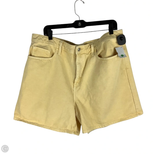 Shorts By Wild Fable In Yellow, Size: 18
