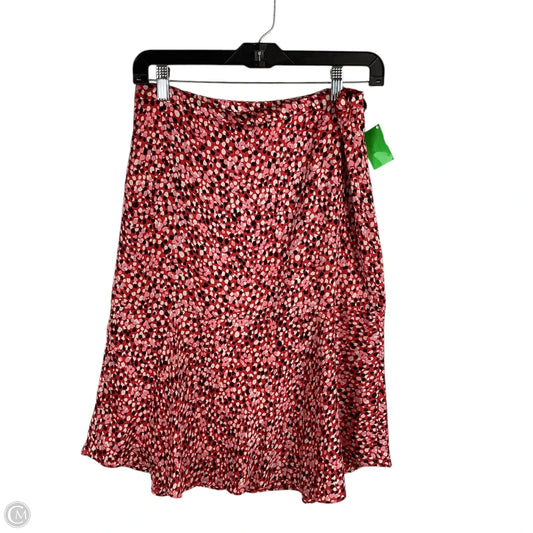 Skirt Midi By Talbots In Red, Size: 2