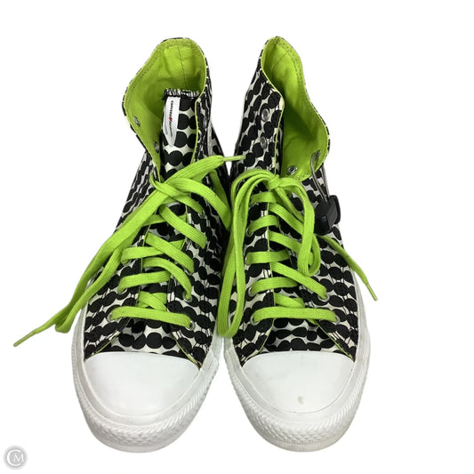 Shoes Sneakers By Converse In Polkadot Pattern, Size: 10