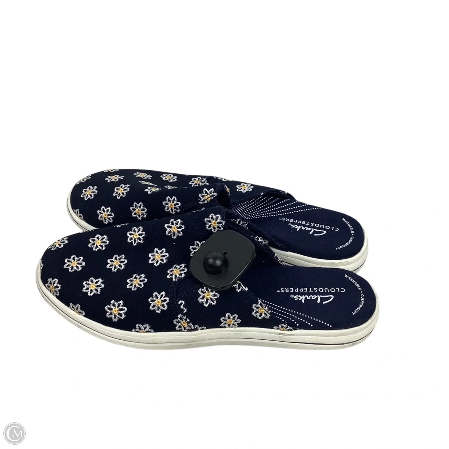 Shoes Flats By Clarks In Navy, Size: 8.5