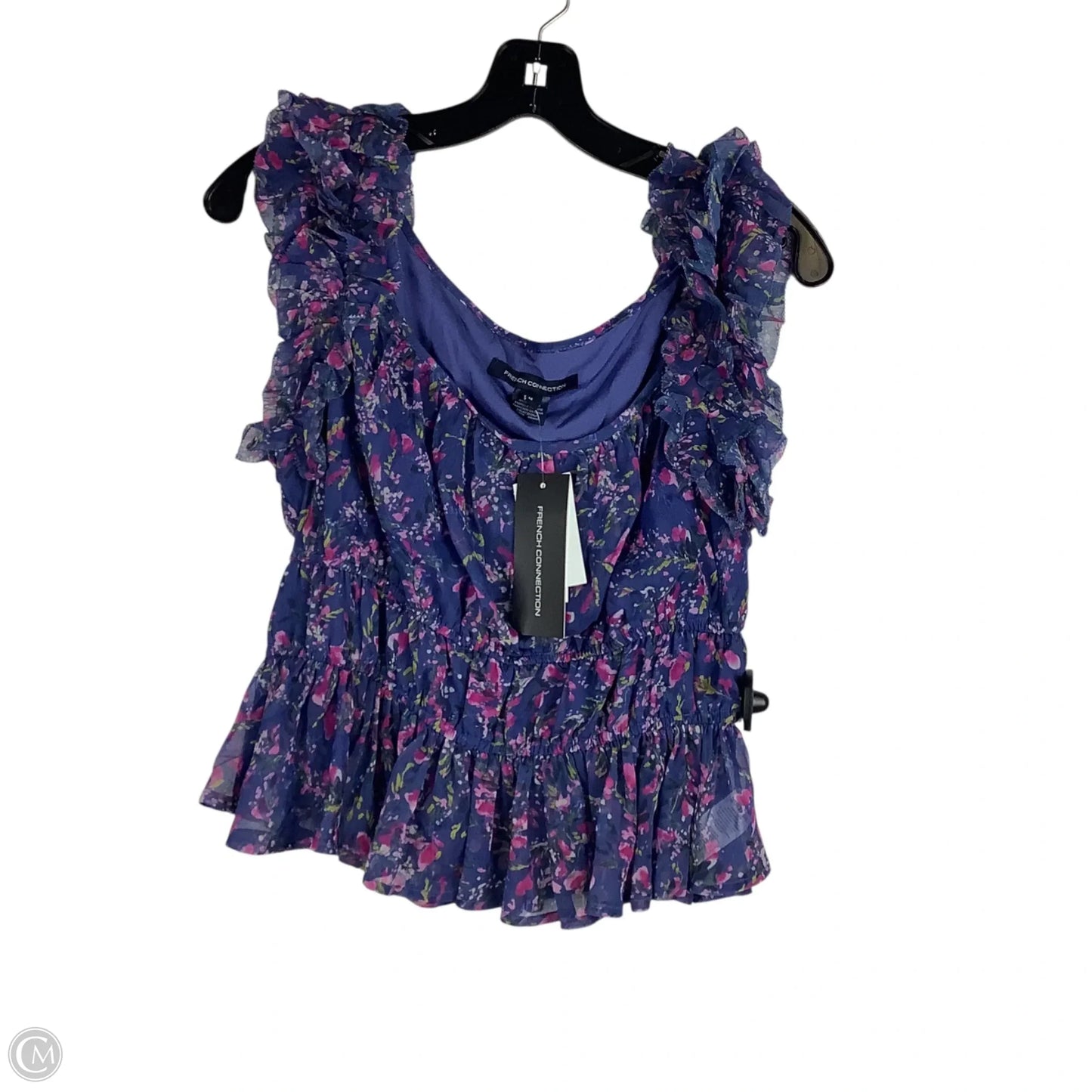 Top Sleeveless By French Connection In Purple, Size: M