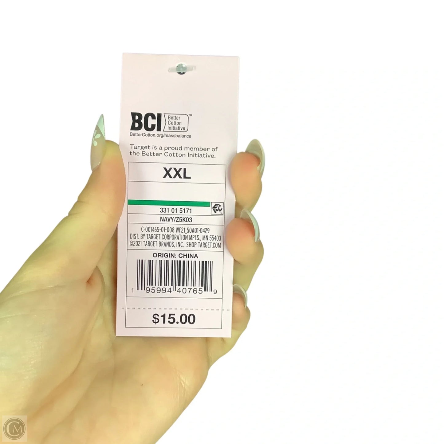 Top Short Sleeve By Wild Fable In Navy, Size: Xxl