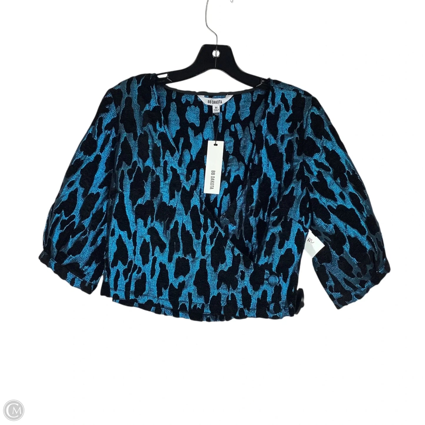 Top Short Sleeve By Bb Dakota In Blue, Size: M